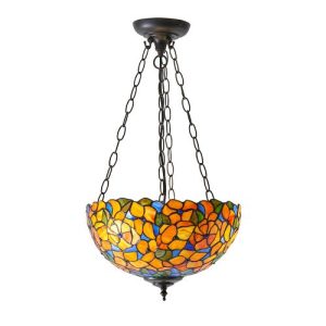 ENDON TIFFANY JOSETTE MEDIUM INVERTED 3LT PENDANT