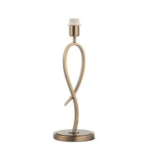 ENDON INTERIORS 1900 PENN BRUSHED BRASS TABLE