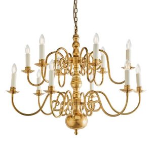 ENDON INTERIORS 1900 CHAMBERLAIN 12LT PENDANT