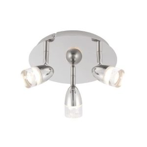 ENDON SAUL 3LT ROUND 3.81W WW