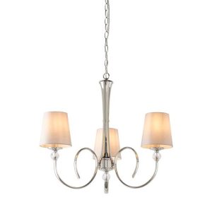ENDON INTERIORS 1900 FABIA 3LT PENDANT & MARBLE SHADES
