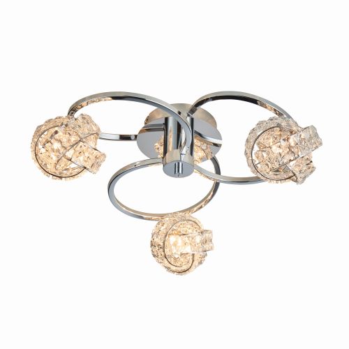 ENDON TALIA 3LT SEMI FLUSH 28W