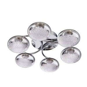 ENDON 76309 ORIA 6LT SEMI FLUSH 3W WARM WHITE COMP