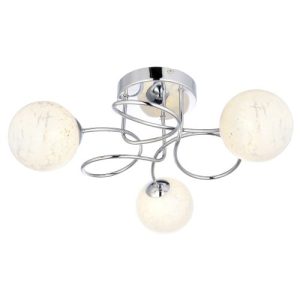 ENDON DELOS 3LT SEMI FLUSH