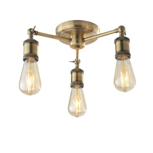 ENDON HAL 3LT SEMI FLUSH