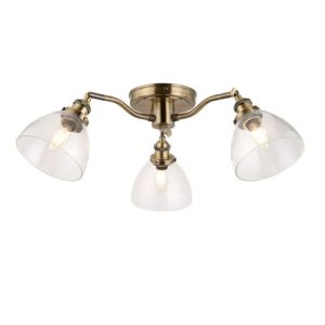 ENDON HANSEN 3LT SEMI FLUSH