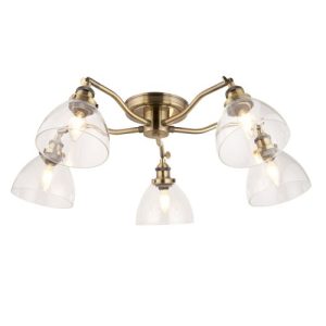 ENDON HANSEN 5LT SEMI FLUSH