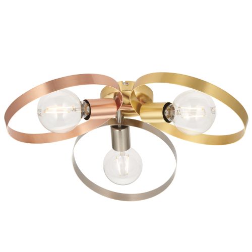 ENDON HOOP 3LT SEMI FLUSH