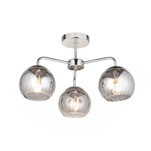 ENDON DIMPLE 3LT SEMI FLUSH