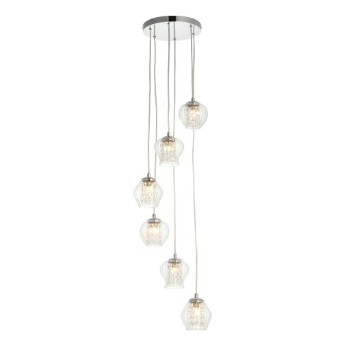 ENDON MESMER 6LT PENDANT