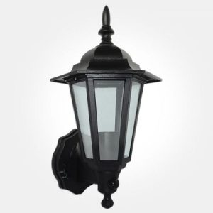 ETERNA BLACK FULL LANTERN C/W PIR