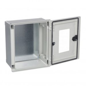 EUROPA 800X600X300 GRP HINGED ENCLOSURE