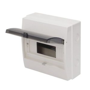 EUROPA 6 MODULE IP65 DIN RAIL ENCLOSURE