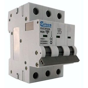 EUROPA 40A B-TYPE SINGLE POLE MCB