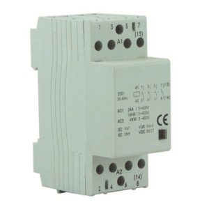 EUROPA 40A 230V AC 4 POLE 3-MOD CONTACTOR