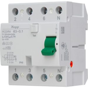 EUROPA 63A 100mA A-TYPE RCD DOUBLE POLE