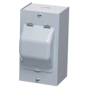 EUROPA 2-MOD IP40 METAL ENCLOSURE+LID