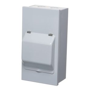 EUROPA 4-MOD IP40 METAL ENCLOSURE+LID