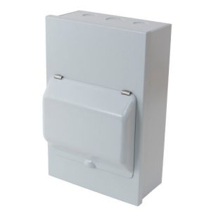 EUROPA 6-MOD IP40 METAL ENCLOSURE+LID