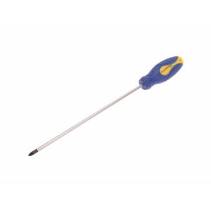 FAITHFULL SOFT GRIP SCREWDRIVER PZ2 X 250MM LONG REACH