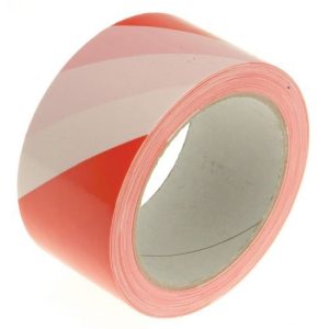 FAITHFULL HAZARD WARNING TAPE 33M RED/WHITE