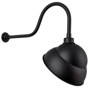 FIRSTLIGHT SIGN LIGHT - SWAN NECK BLACK