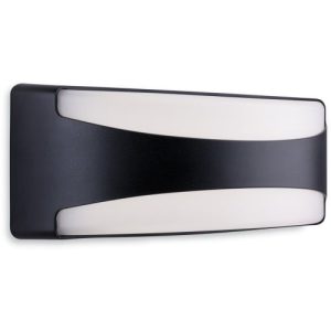 FIRSTLIGHT SANTOS LED RESIN WALL LIGHT BLACK