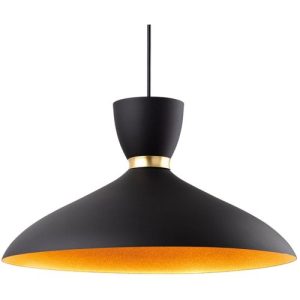 FIRSTLIGHT ELLIS PENDANT BLACK WITH MATT GOLD INSIDE