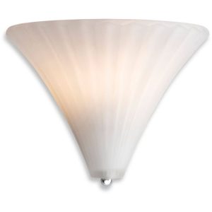 FIRSTLIGHT DAWN GLASS WALL LIGHT OPAL WHITE GLASS
