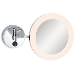 FIRSTLIGHT LILY LED MAGNIFYING MIRROR WALL LIGHT CHROME
