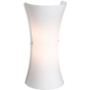FIRSTLIGHT FORUM GLASS WALL LIGHT OPAL WHITE GLASS
