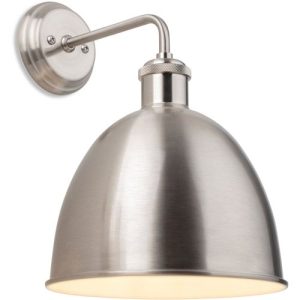 FIRSTLIGHT GENOA WALL LIGHT BRUSHED STEEL