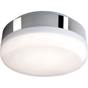 FIRSTLIGHT MINI HYDRO LED FLUSH CEILING FITTING CHROME WITH WHITE POLYCARBONATE DIFFUSER