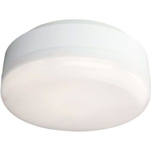 FIRSTLIGHT MINI HYDRO LED FLUSH CEILING FITTING WHITE WITH WHITE POLYCARBONATE DIFFUSER