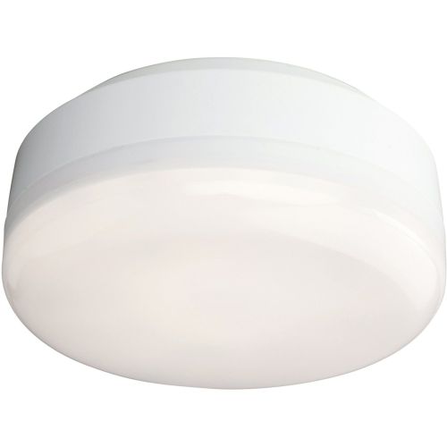 FIRSTLIGHT MINI HYDRO LED FLUSH CEILING FITTING WHITE WITH WHITE POLYCARBONATE DIFFUSER