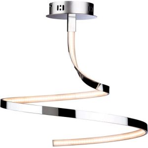 FIRSTLIGHT WAVE LED SEMI FLUSH CEILING FITTING CHROME
