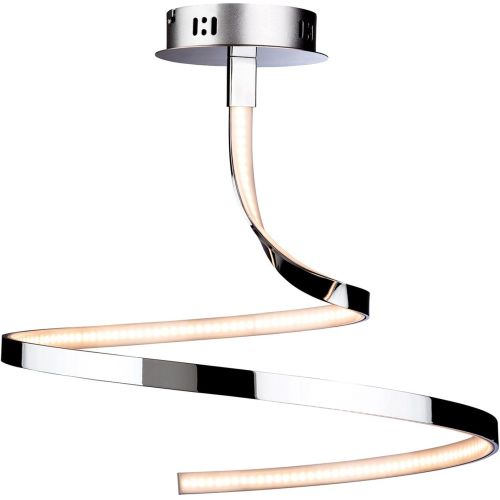 FIRSTLIGHT WAVE LED SEMI FLUSH CEILING FITTING CHROME