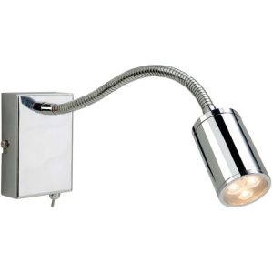 FIRSTLIGHT ORION LED FLEXI WALL LIGHT (SWITCHED) CHROME
