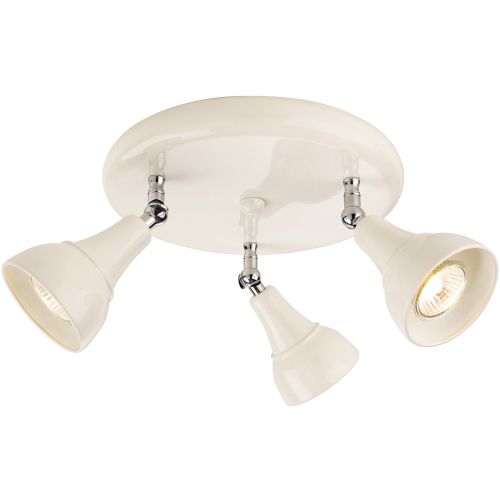 FIRSTLIGHT COUNTRY 3 LIGHT FLUSH CEILING FITTING CREAM