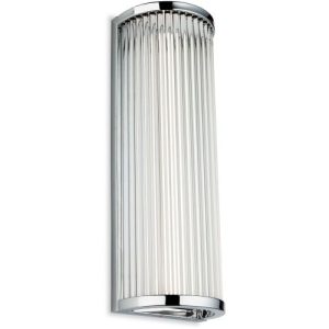 FIRSTLIGHT JEWEL LED WALL LIGHT CHROME WITH CLEAR GLASS RODS