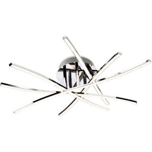 FIRSTLIGHT CAPRICE LED FLUSH CEILING FITTING CHROME