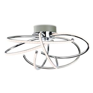 FIRSTLIGHT CAPRICE LED FLUSH CEILING FITTING CHROME