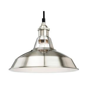FIRSTLIGHT ALBANY PENDANT BRUSHED STEEL