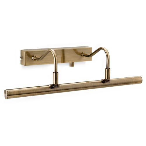 FIRSTLIGHT LED PICTURE LIGHT WITH DIMMER SWITCH - 7W ANTIQUE BRASS