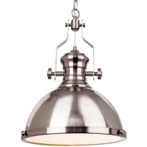 FIRSTLIGHT ALBION PENDANT BRUSHED STEEL