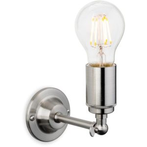 FIRSTLIGHT INDY WALL LIGHT BRUSHED STEEL