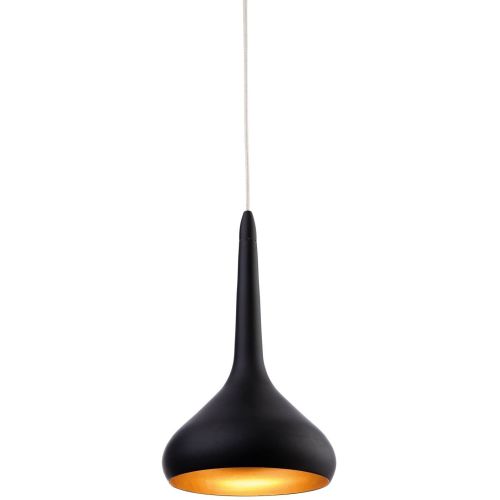 FIRSTLIGHT BAR LED PENDANT BLACK WITH GOLD INSIDE