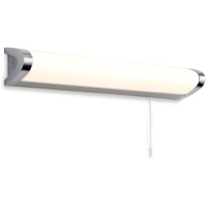 FIRSTLIGHT AMARI 8W WALL LIGHT (SWITCHED) CHROME WITH POLYCARBONATE DIFFUSER