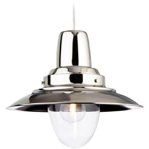 FIRSTLIGHT FISHERMAN PENDANT CHROME WITH CLEAR GLASS