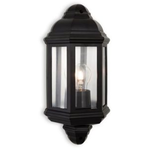 FIRSTLIGHT PARK WALL LIGHT BLACK POLYCARBONATE